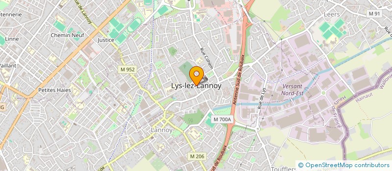 localisation de l'entreprise MONSIEUR MANUEL PEREIRA  LYS-LEZ-LANNOY