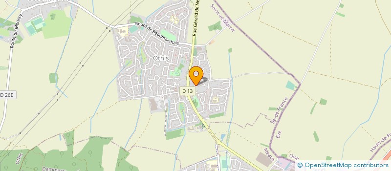 localisation de l'entreprise MONSIEUR MANUEL PEREIRA DE SOUSA  OTHIS