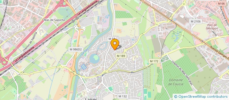 localisation de l'entreprise MONSIEUR MANUEL PEREIRA DOS SANTOS à LATTES