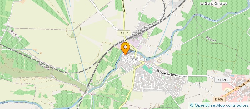 localisation de l'entreprise MONSIEUR MANUEL PEREZ à COLOMBIERS