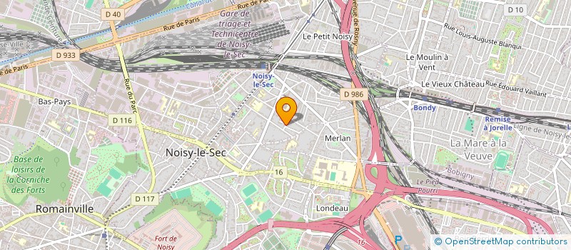 localisation de l'entreprise MONSIEUR MANUEL PERREUX à NOISY-LE-SEC