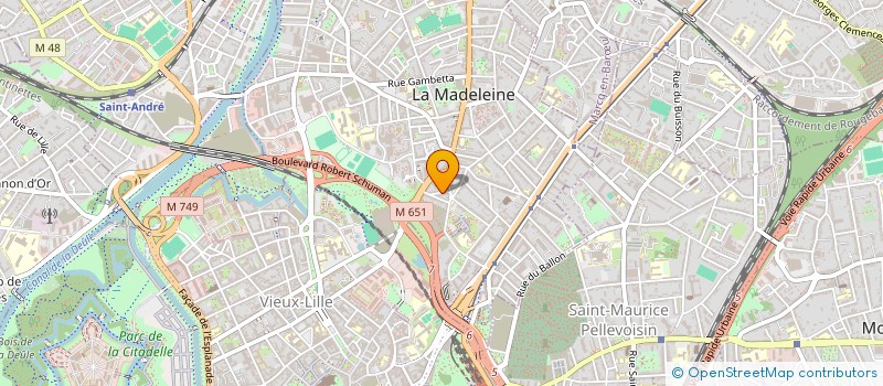 localisation de l'entreprise MONSIEUR MANUEL PICARRA CANHA à LA MADELEINE