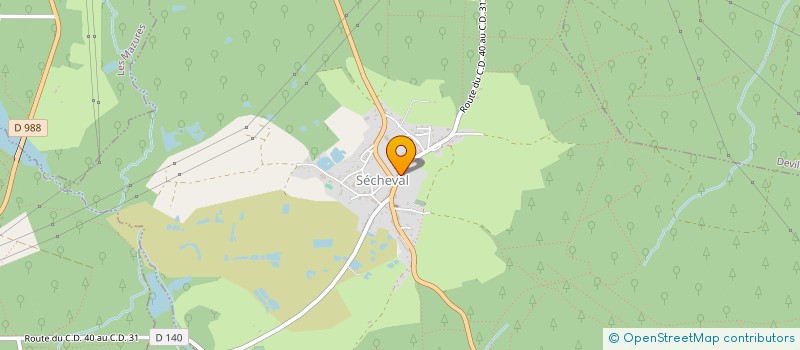 localisation de l'entreprise MONSIEUR MANUEL PICOT  SECHEVAL