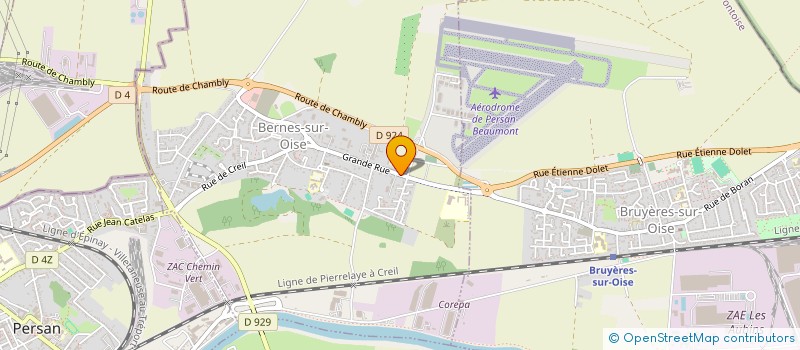 localisation de l'entreprise MONSIEUR MANUEL PIMENTEL DE CARVALHO  BERNES-SUR-OISE