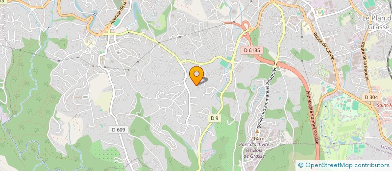 localisation de l'entreprise MONSIEUR MANUEL PINHEIRO DA SILVA à GRASSE