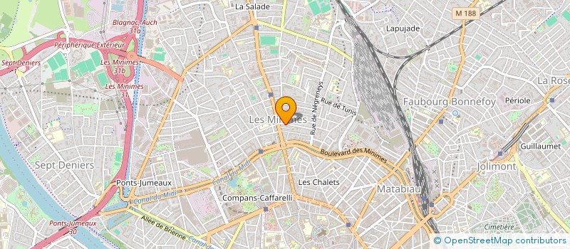 localisation de l'entreprise MONSIEUR MANUEL PINTO  TOULOUSE