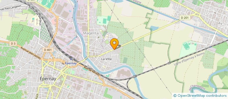 localisation de l'entreprise MONSIEUR MANUEL PINTO DA SILVA NETO  EPERNAY