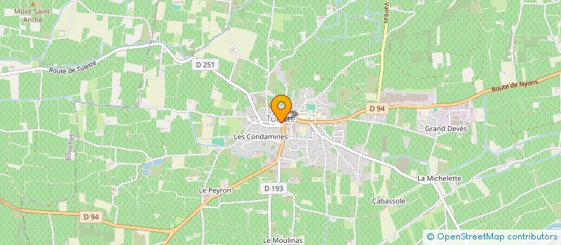 localisation de l'entreprise MONSIEUR MANUEL PIRES  TULETTE