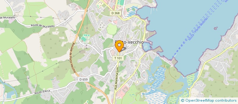 localisation de l'entreprise MONSIEUR MANUEL PIRES MOREIRA à PORTO-VECCHIO