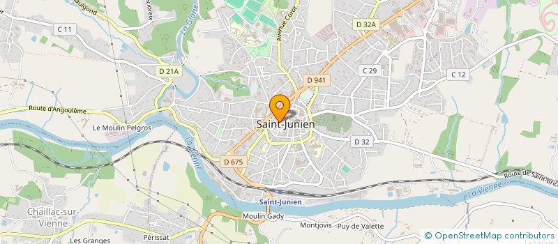 localisation de l'entreprise MONSIEUR MANUEL POCHET  SAINT-JUNIEN