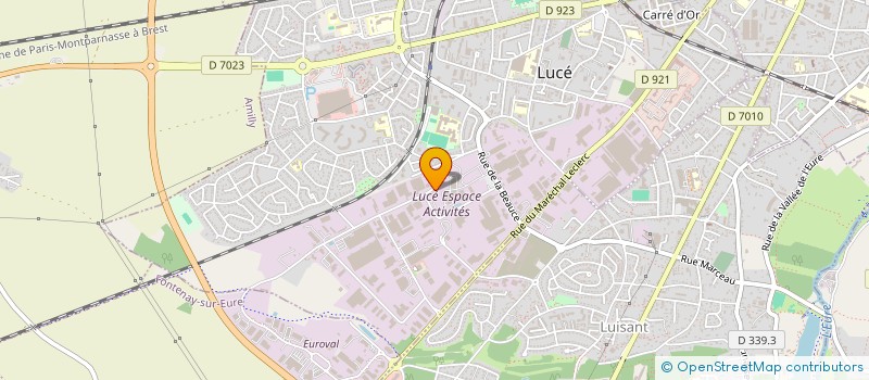 localisation de l'entreprise MONSIEUR MANUEL POEZEVARA à LUCE