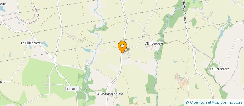 localisation de l'entreprise MONSIEUR MANUEL POIRAUD  LA CHAIZE-LE-VICOMTE