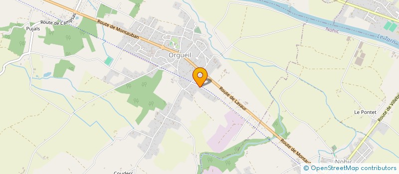 localisation de l'entreprise MONSIEUR MANUEL POLO CALVO  ORGUEIL