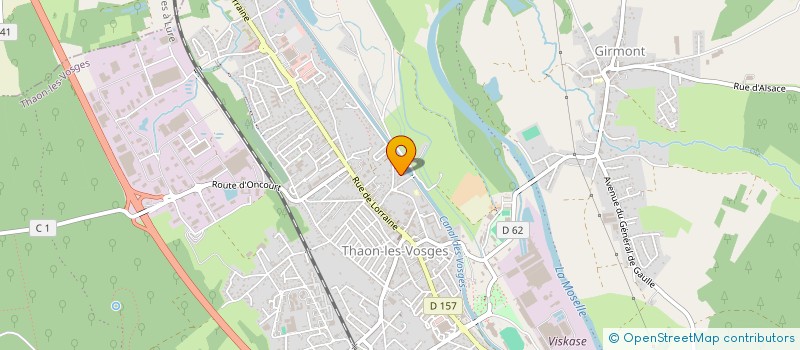 localisation de l'entreprise MONSIEUR MANUEL POMARES  THAON-LES-VOSGES