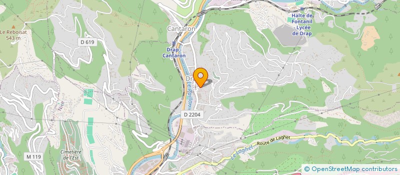 localisation de l'entreprise MONSIEUR MANUEL PONS  DRAP