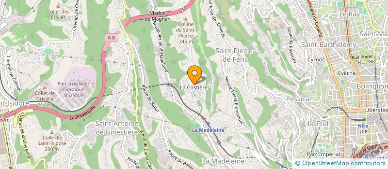 localisation de l'entreprise MONSIEUR MANUEL POUGETOUX à NICE
