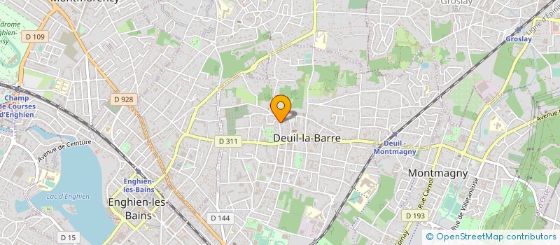 localisation de l'entreprise MONSIEUR MANUEL QUELHAS DOS SANTOS à DEUIL-LA-BARRE