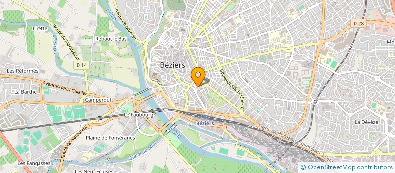 localisation de l'entreprise MONSIEUR MANUEL RAMIREZ à BEZIERS