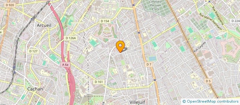 localisation de l'entreprise MONSIEUR MANUEL RAMOS  VILLEJUIF