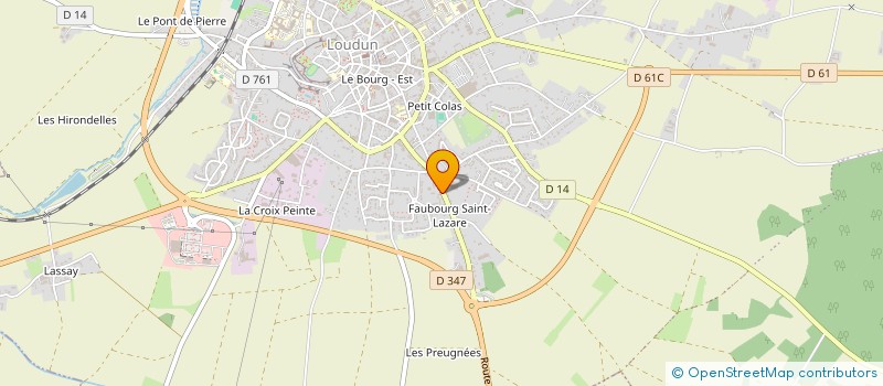 localisation de l'entreprise MONSIEUR MANUEL RANCHE à LOUDUN