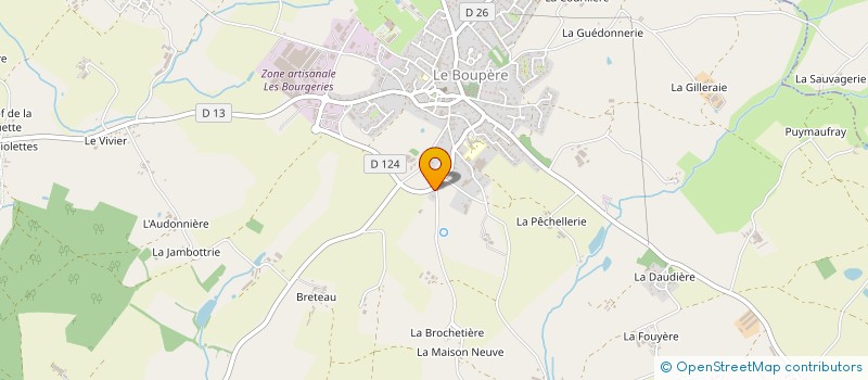 localisation de l'entreprise MONSIEUR MANUEL RAPIN à LE BOUPERE