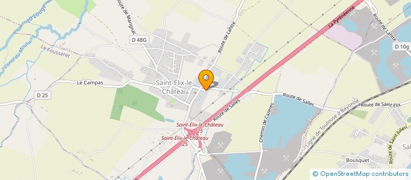 localisation de l'entreprise MONSIEUR MANUEL RATHQUEBER  SAINT-ELIX-LE-CHATEAU