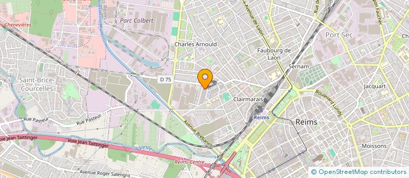 localisation de l'entreprise MONSIEUR MANUEL REBELO DOS SANTOS  REIMS