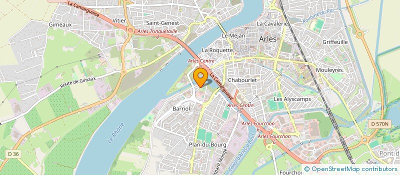 localisation de l'entreprise MONSIEUR MANUEL REGIS  ARLES