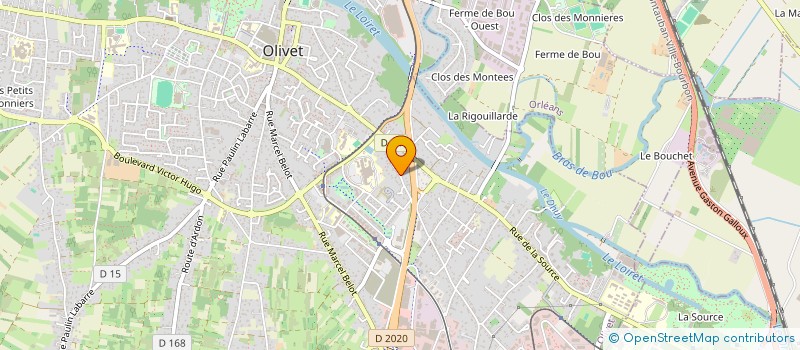 localisation de l'entreprise MONSIEUR MANUEL REIS à OLIVET