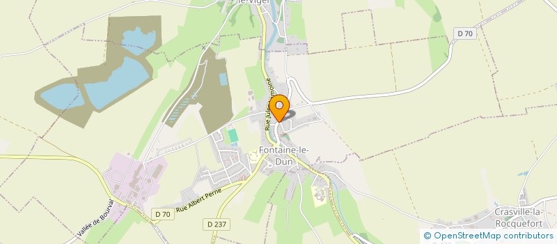 localisation de l'entreprise MONSIEUR MANUEL REZULAK  FONTAINE-LE-DUN