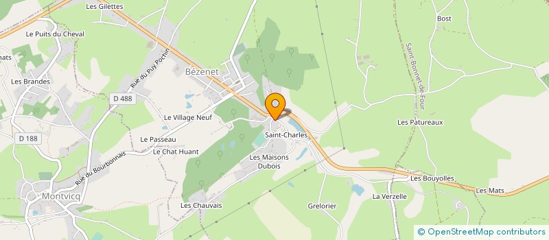 localisation de l'entreprise MONSIEUR MANUEL RIBATTO  BEZENET