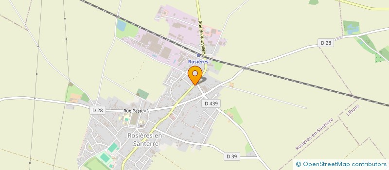 localisation de l'entreprise MONSIEUR MANUEL RIBEIRO à ROSIERES-EN-SANTERRE