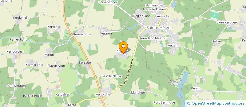 localisation de l'entreprise MONSIEUR MANUEL RICORDEL  PLOUHINEC