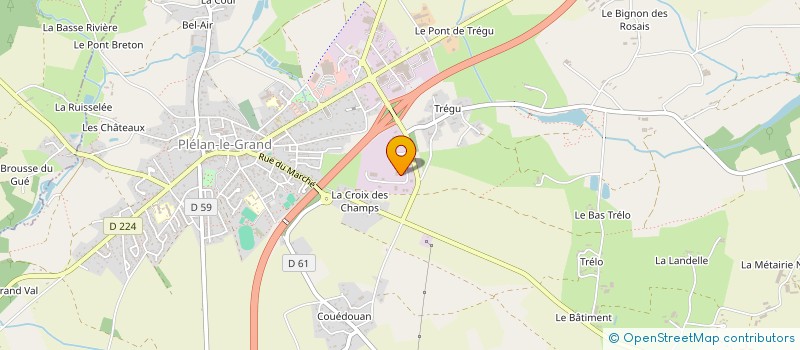 localisation de l'entreprise MONSIEUR MANUEL ROBCIS à PLELAN-LE-GRAND