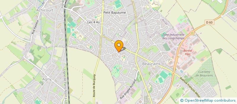 localisation de l'entreprise MONSIEUR MANUEL ROBERT  BEAURAINS