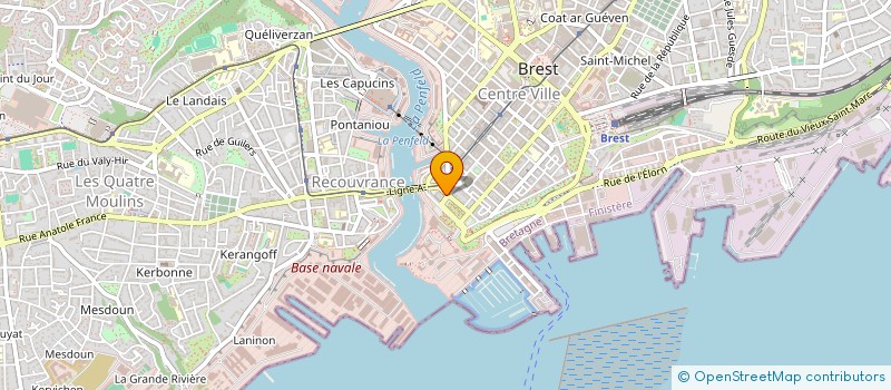 localisation de l'entreprise MONSIEUR MANUEL ROBIN à BREST