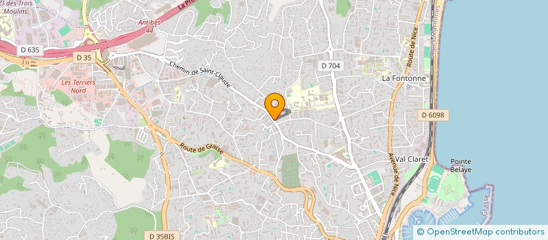 localisation de l'entreprise MONSIEUR MANUEL ROCHIA à ANTIBES