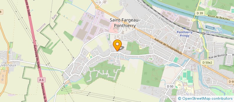 localisation de l'entreprise MONSIEUR MANUEL RODRIGUES  SAINT-FARGEAU-PONTHIERRY