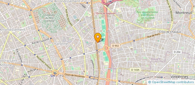 localisation de l'entreprise MONSIEUR MANUEL RODRIGUES  PARIS