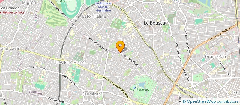 localisation de l'entreprise MONSIEUR MANUEL RODRIGUES à LE BOUSCAT
