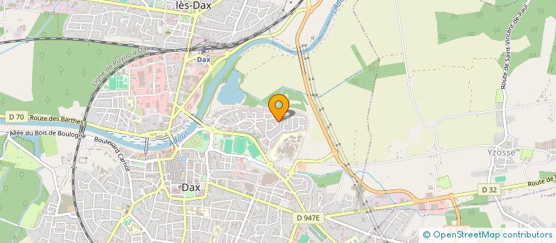 localisation de l'entreprise MONSIEUR MANUEL RODRIGUES  DAX