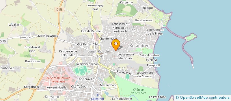 localisation de l'entreprise MONSIEUR MANUEL RODRIGUES LOPES à SAINT-POL-DE-LEON