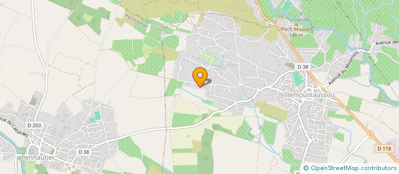 localisation de l'entreprise MONSIEUR MANUEL RODRIGUEZ  VILLEMOUSTAUSSOU