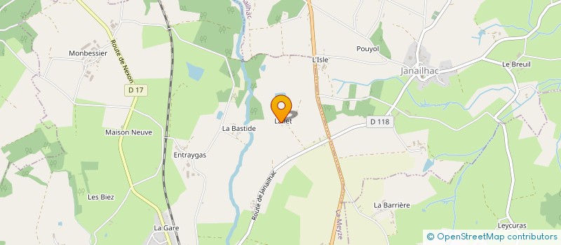 localisation de l'entreprise MONSIEUR MANUEL RODRIGUEZ-CALVO à LA MEYZE
