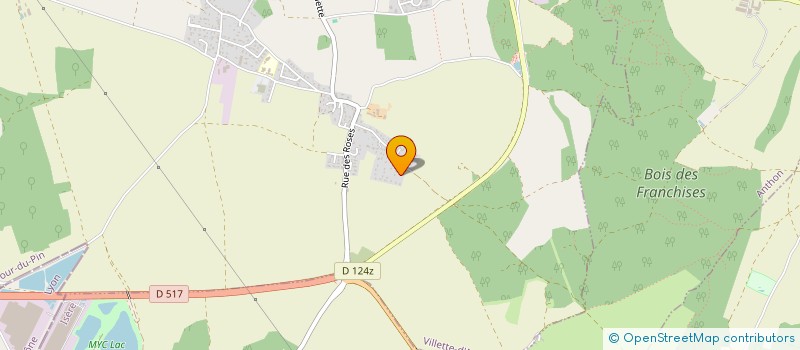 localisation de l'entreprise MONSIEUR MANUEL ROMERO  VILLETTE-D'ANTHON