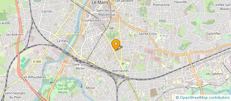 localisation de l'entreprise MONSIEUR MANUEL ROUSSON  LE MANS