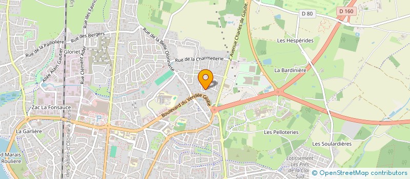 localisation de l'entreprise MONSIEUR MANUEL ROY  LES SABLES-D'OLONNE