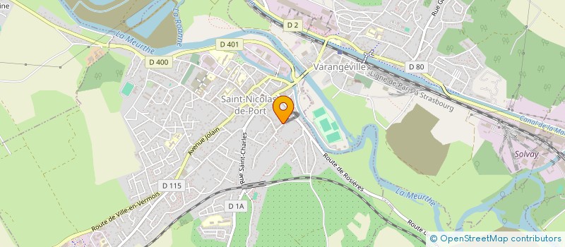 localisation de l'entreprise MONSIEUR MANUEL RUHLMANN  SAINT-NICOLAS-DE-PORT