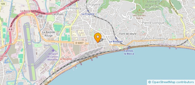localisation de l'entreprise MONSIEUR MANUEL RUI BEITES DO PIO à CANNES