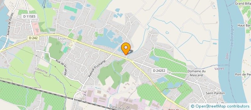 localisation de l'entreprise MONSIEUR MANUEL SALDIAS  IZON